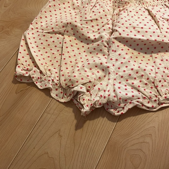 Polka Dot Ruffle Shorts - Picture 2 of 6